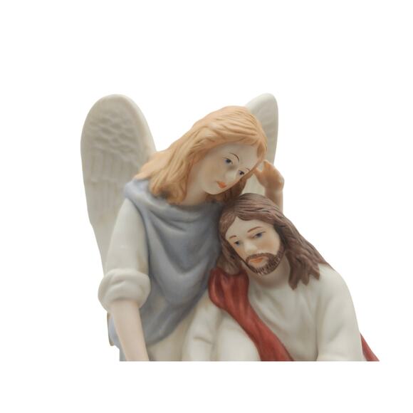 Homco 1998 With These Wings Jesus Guardian Angel Figurine Religious Decor 88431 - Picture 4 of 8